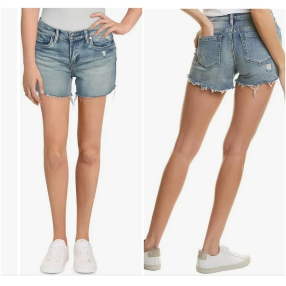 NWT BLANKNYC THE ESSEX DISTRESSED DENIM SHORTS SIZE 26 - Picture 1 of 7